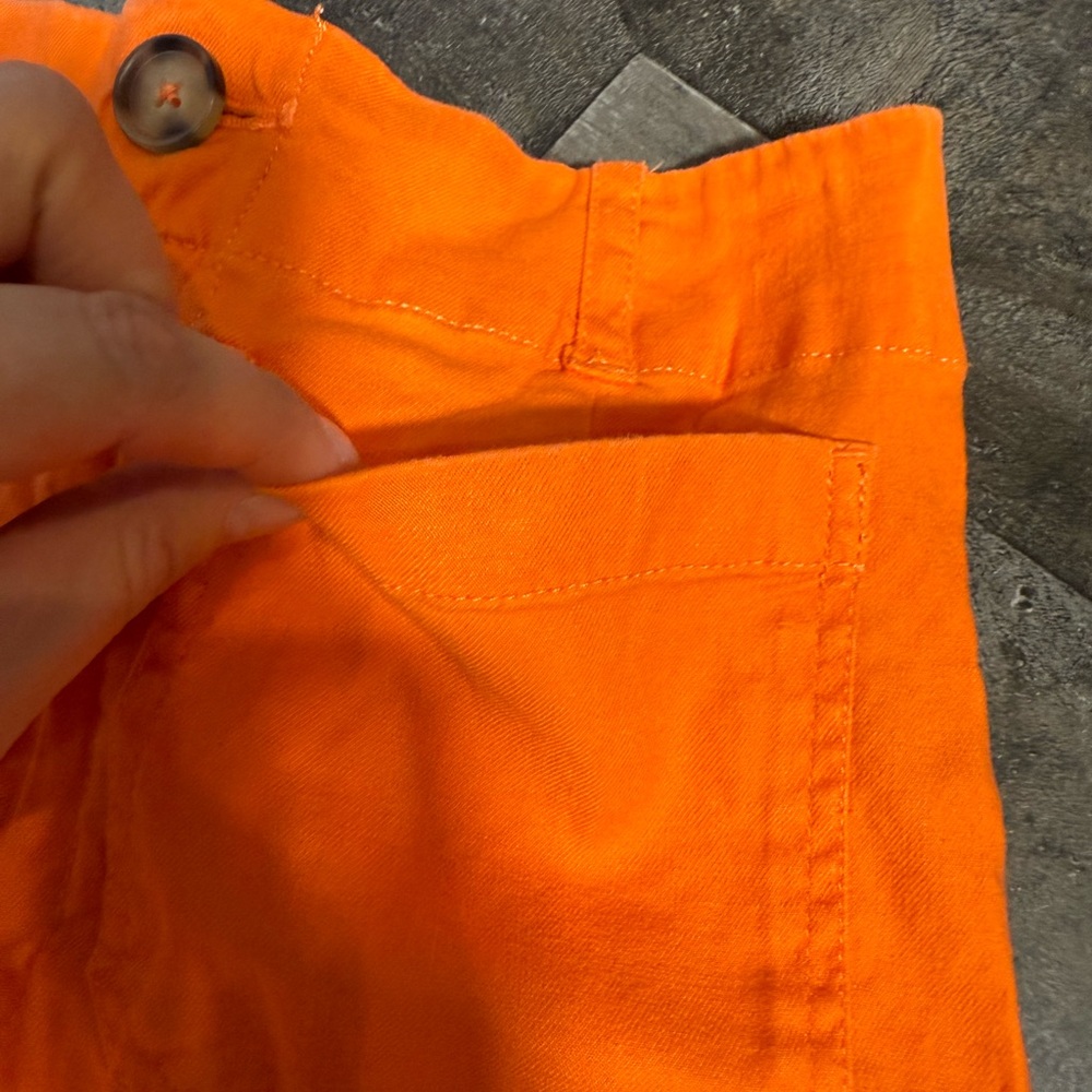 Maeve Orange Pencil Skirt - Picture 6 of 11